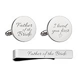 Kooer - Gemelos con grabado personalizado, diseño de frases grabadas para boda, regalo para padre o padre de todos los paseos que hemos tomado