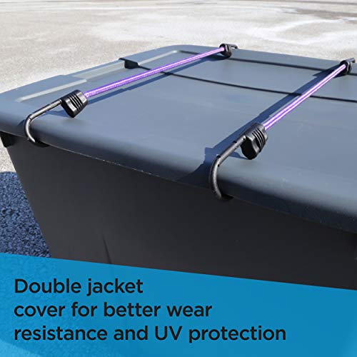 image for Unknown SmartStraps Adjustable Bungee Cord, Assorted Colors, 10 Pack �