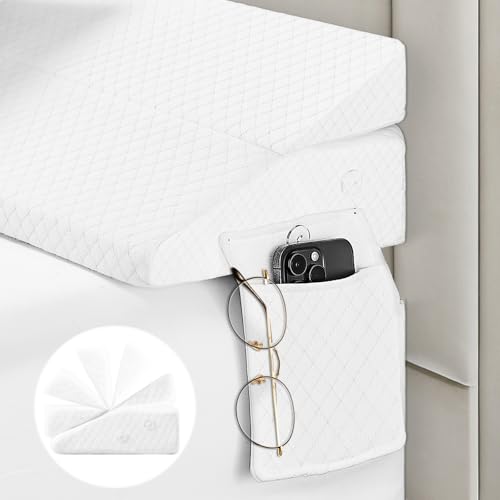 Almofada de cama para cabeceira – Almofada de cunha Queen (152,4 cm x 25,4 cm x 15,2 cm) - Enchiment