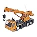 Kioiien Jouet pour Enfants RC Véhicule de Construction de Voiture électrique RC Tracked Monster Camion Grue Grue Grue contrôlez télécommande Voiture Tour Chariot élévateur électrique Voiture de Cours