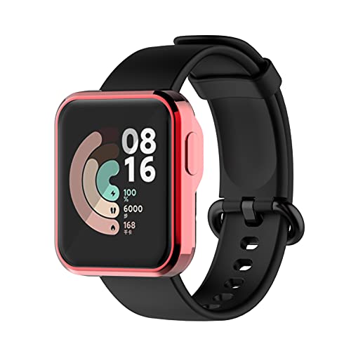Comtax Compatible with Xiaomi Mi Watch Lite/Redmi watch �ی�P�[�X �J�o�[ �ϏՌ� �S�ʕی� TPU �f�� �Ή� (���b�h)
