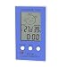 Ruilogod DC106 Biały Niebieski Plastikowe kryty LCD Termometr w higrometr