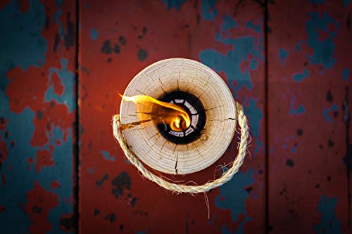 One Log Fire Campfire Log 6-Pack Mini, Firewood Log with Starter Stick, Swedish Fire Log