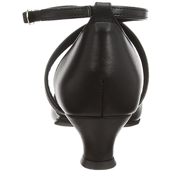 Diamant Donne Scarpe da Ballo 107-013-034 - Pelle Nero - 4,2 cm Spanish - Made in Germany