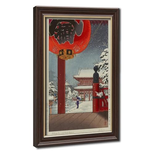 Impression sur toile Tsuchiya Koitsu Asakusa - Déco salon cadre 20x30 cm