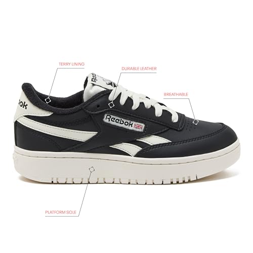 Image of Reebok Womens Club C Double Revenge Platform Tennis Shoes for Women, Fashion Womens Sneakers