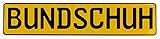 schnittmuster bundschuhe kinder Höhe: 11 cm Vintage Parts 599989 Bundschuh Straßenschild Mancave aus gelbem Aluminium