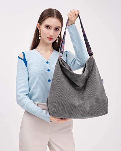 Makukke Tote Bag Women Large Crossbody Bag Stylish Handbag For Women Corduroy Hobo Bag Fashion Shoulder Bag Purse #TOP7