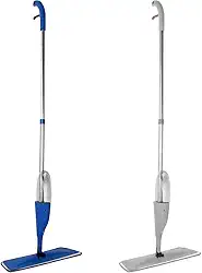 Mop Spray com Reservatório 380ml Base Articulada Esfregão para Piso Porcelanato, Limpeza Prática e Ágil Casa Higiene Facilidade Chão
