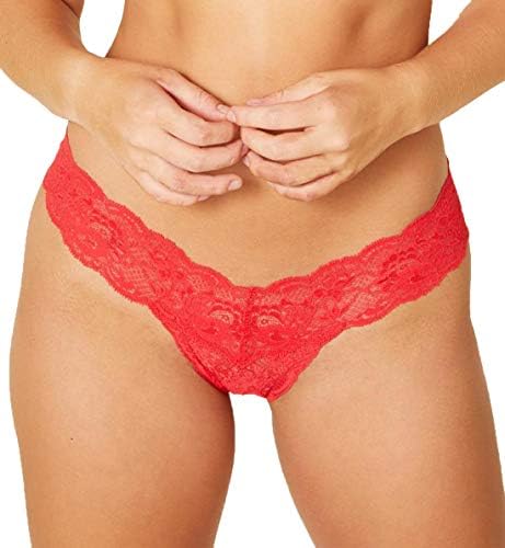 Cosabella Women's Say Never Cutie Low Rise Thong, Rosseto, One Size