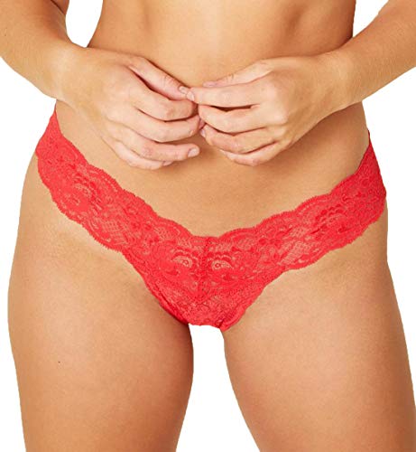 Cosabella Women's Say Never Cutie Low Rise Thong, Rosseto, One Size #TOP2
