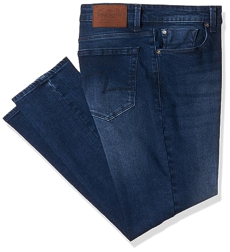 Spykar Men’s Slim Jeans (ECKN-01BB-067_Dark Blue_34) Spykar Men’s Slim Jeans (ECKN-01BB-067_Dark Blue_34)