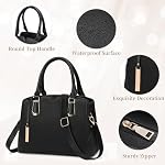NUBILY Top-Handle Handbags Women PU Vegan Leather Purse Waterproof Shoulder Purses for Women Crossbody Ladies Handbag Cute