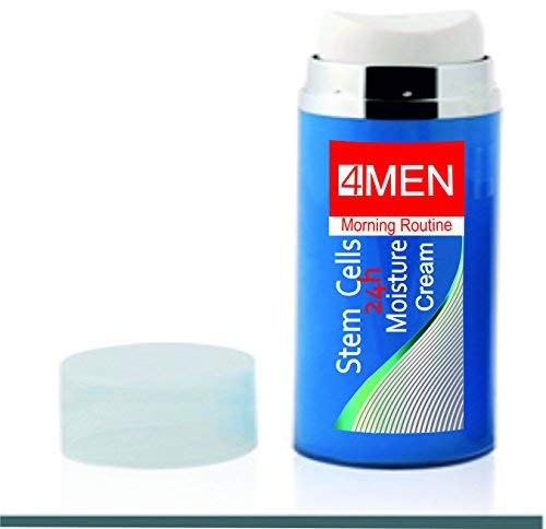4 Men Moisturizing Cream with Stem Cells 50 ml - Made in France by bleu&marine Bretania