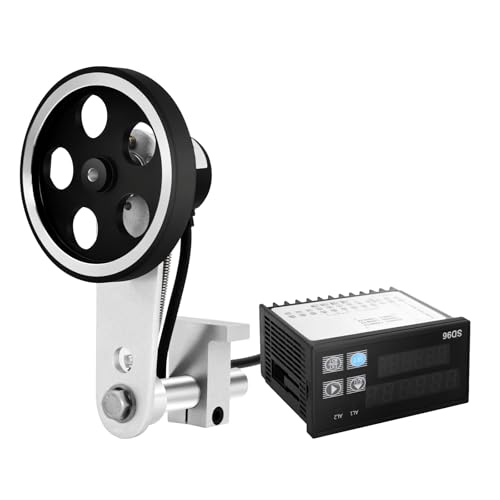 Digital Length Counter Roller Type Electronic Digital Length Counter with Encoder Single Measuring Wheel with 4 Measuring Modes Feet Inches Meters Yards 0-99999999