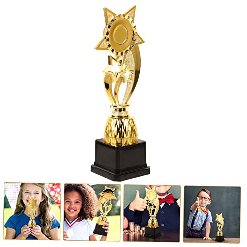 Amosfun 2 Pçs Decoração De Aniversário Esportivo Troféu Da Academia Prêmio Estrela Copos De Celebraç