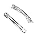 Beadaholique 10-Pack French Barrette Hair Clips Fun Craft Beading Project, 2-1/4-Inch, Silver Tone