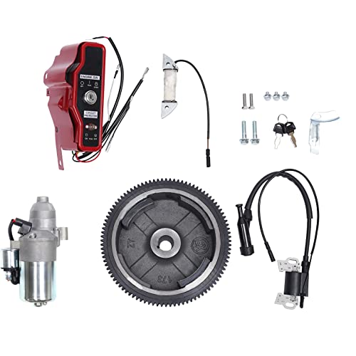 Kit de arranque eléctrico con motor de arranque y volante para GX240 8HP GX270 9HP miniatura 1