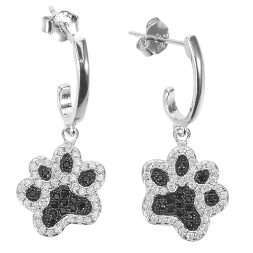 Boucles d'oreilles légères et élégantes motif griffes de chien