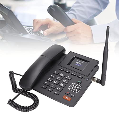 Telefone Voip sem fio, material ABS multifuncional suporta telefone 4G VOIP VoIP tela colorida de 2,