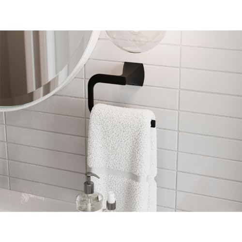 Pfister BRB-SSQ Soft Square 6-7/8" Wall Mounted Towel Ring - Spot Defense Brushed Nickel by Pfister - Image 8