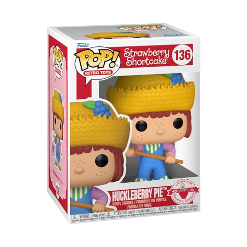 Funko Pop! Retro Toys: Strwb SC - Huckleberry Pie - Strawberry Shortcake - Figura de Vinilo Coleccionable - Idea de Regalo- Mercancia Oficial - Juguetes para Niños y Adultos - TV Fans