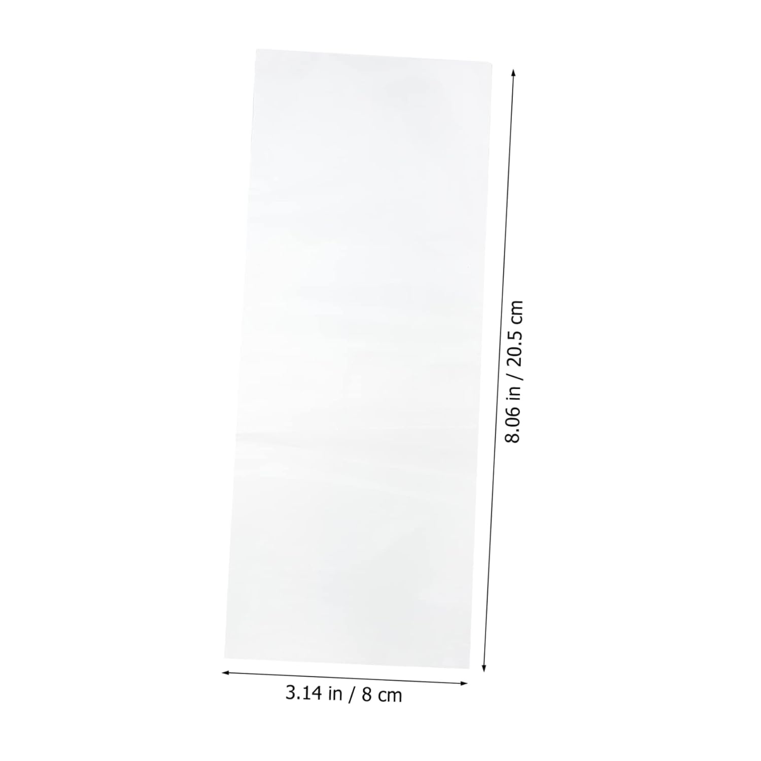 ABOOFAN 2sets 400pcs Shrink Wrap Bags for Packaging Heat Shrinkable Bags Clear Wrapping Film for Display for Various Products 400pcs*2