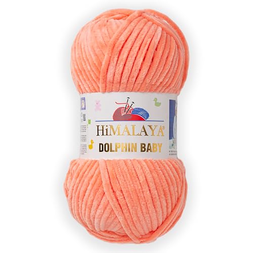 1 Skein/Pack Himalaya Dolphin Baby Chenille Yarn, Each Ball 100