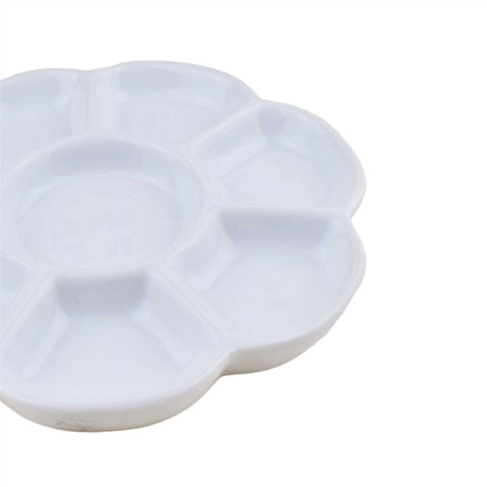 8-calowa Ceramiczna Paleta Akwarelowa, Biała Paleta Artysty, Odpowiednia Do Malowania Olejnego, Akwareli, Tacki Do Mieszania Gwaszu
