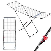 Was Drogen Rek Kadax Droogrek 3-in-1, Staand Droogrek Met Wielen, Wasdroger Antislip Voeten Stabiliteit Was Drogen Rek Kadax Droogrek 3-in-1, Staand Droogrek Met Wielen, Wasdroger Antislip Voeten Stabiliteit