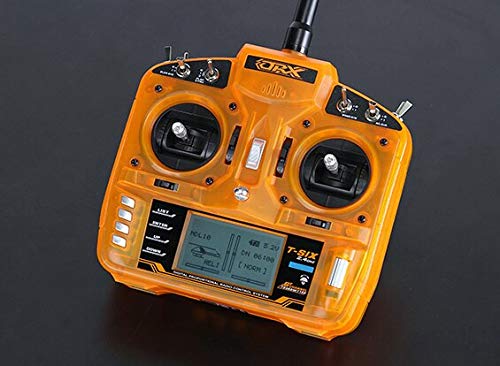 Accessories TX OrangeRx T-SIX 2.4GHz 6CH Programmable Transmitter for Helicopter Airplane 3-Pos Switch Better PK DX6i hobbyking - (Color: TRX and AR6100E RX)