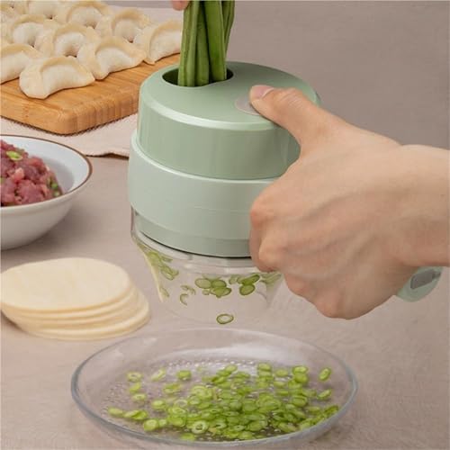 Procesador eléctrico de vegetales eléctrico 4 en 1 miniatura 3