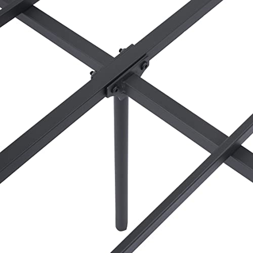 Liink1Ga Double Bed Frame, Full Size Bed Frames No Box Spring Needed, Full Size Bed Frame With Headboard, No Squeaky, Easy To Assemble Full Size Bed Frames, Victorian Style #TOP7