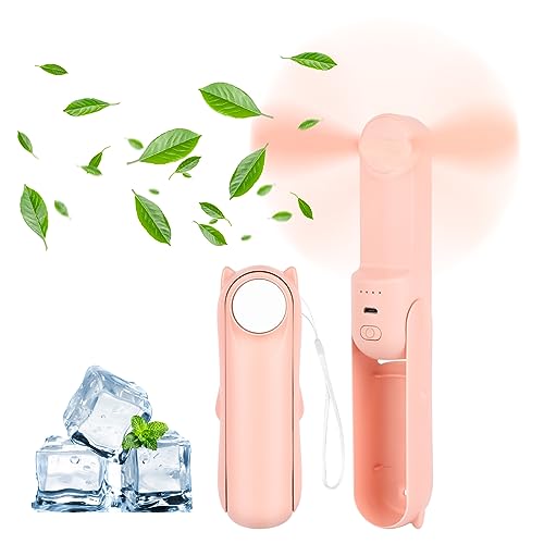 Ventilateur Portatif, Ventilateur de Poche,Mini ventilateur portable rechargeable par...