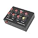 Yunir 7-Band-Sound-Equalizer, Ausgangseingang, Zweikanal-3,5-mm-Schnittstelle, Digitaler Sound-Equalizer, mit Netzteil-Leitungsadapter, für Autos (-2610230130311)
