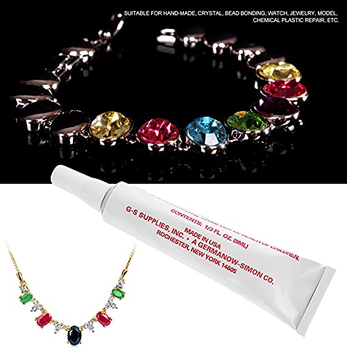 Rhinestone Glue, Adhesive Dispense Simple To Operate Pinhole Design Rhinestone Jewelry Glue, Cement For Rhinestone Beads #TOP1