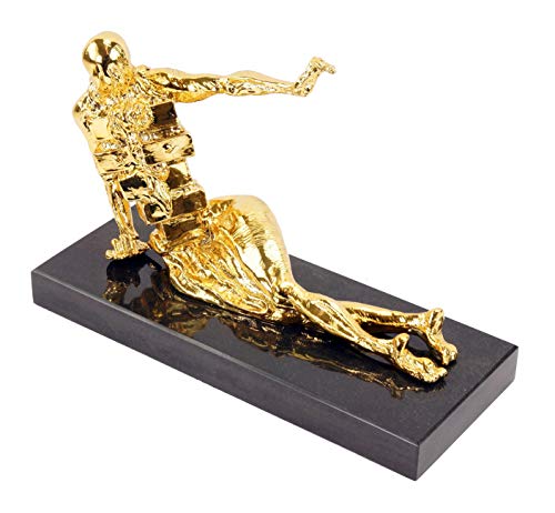 Kunst & Ambiente - The Anthropomorphic Cabinet - Numbered Bronze Statue By Salvador Dali - Gold Colored - Height 19 Cm - Width 31,5 Cm - Abstract Modern Art Sculptures For Sale #TOP1