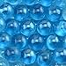 Greenbrier Round Glass Floral Marbles for Vase Accents and Crafting (2 Bags, Light Blue)