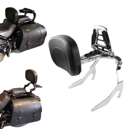 Porte-bagages pliable polyvalent moto R18B avec dossier confort intégré