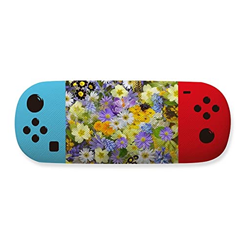 Étui de rangement pour lunettes rigide anti-rayures à motif floral