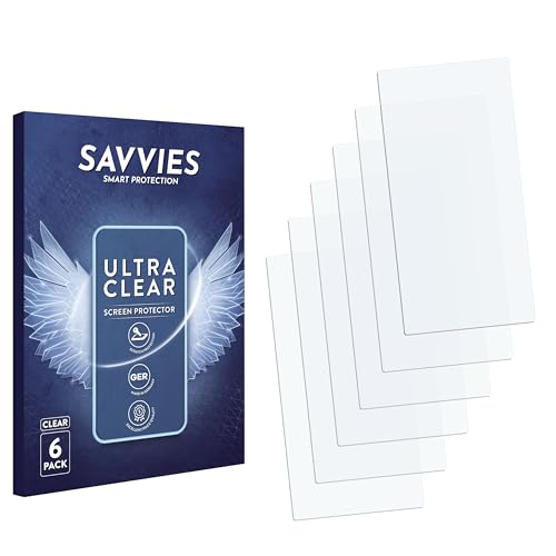 savvies Screen Protector compatible with Astell&Kern A&norma SR35 Protection Film Clear 6-Pack
