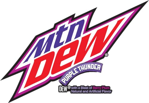 Mtn Dew Purple Thunder 4 pack Mountain 20 oz bottles