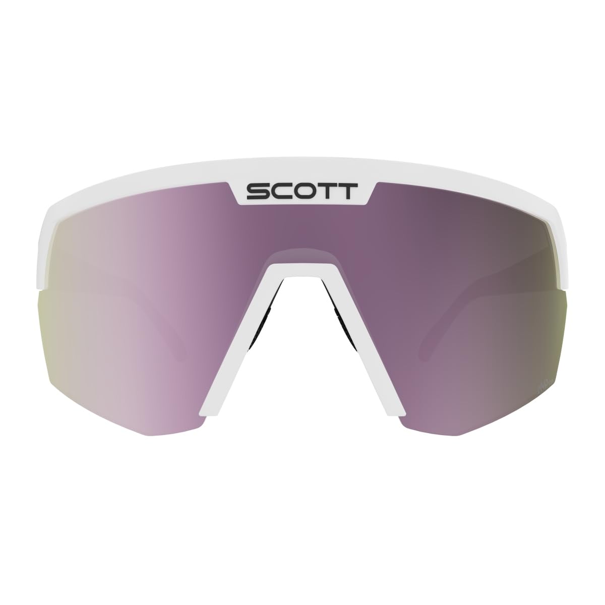 Scott Sport Shield AMP wymienne okulary rowerowe białe/lawendowy chrom