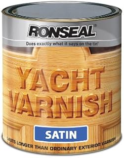 Ronseal YVS25L Exterior Yacht Varnish Satin 2.5 Litre