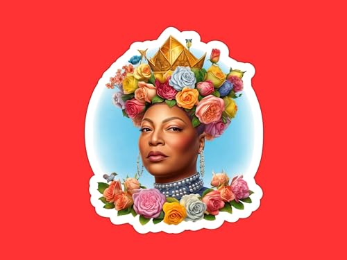 Queen Latifah Sticker, 1"