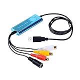 Top-Longer VHS to DVD Digitise Video Analog to Digital Recorder USB Video Capture Card Win10 MAC Blue