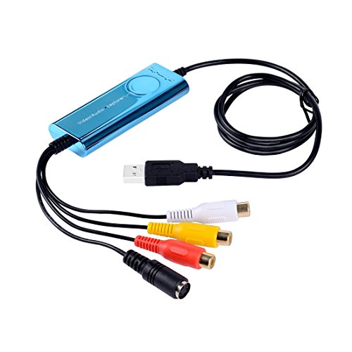 Top-Longer VHS to DVD Digitise Video Analog to Digital Recorder USB Video Capture Card Win11/10 & mac OS
