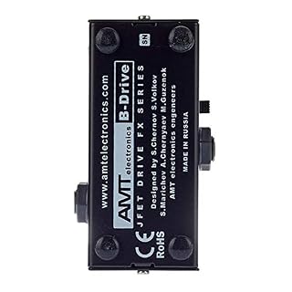AMT B-Drive mini Pédale de distorsion JFET pour guitare Émulate de ogner - Les Beatles, Paul McCartney, John Lennon, RIngo Starr, George Harrison AMT B-Drive mini Pédale de distorsion JFET pour guitare Émulate de ogner – Image 4