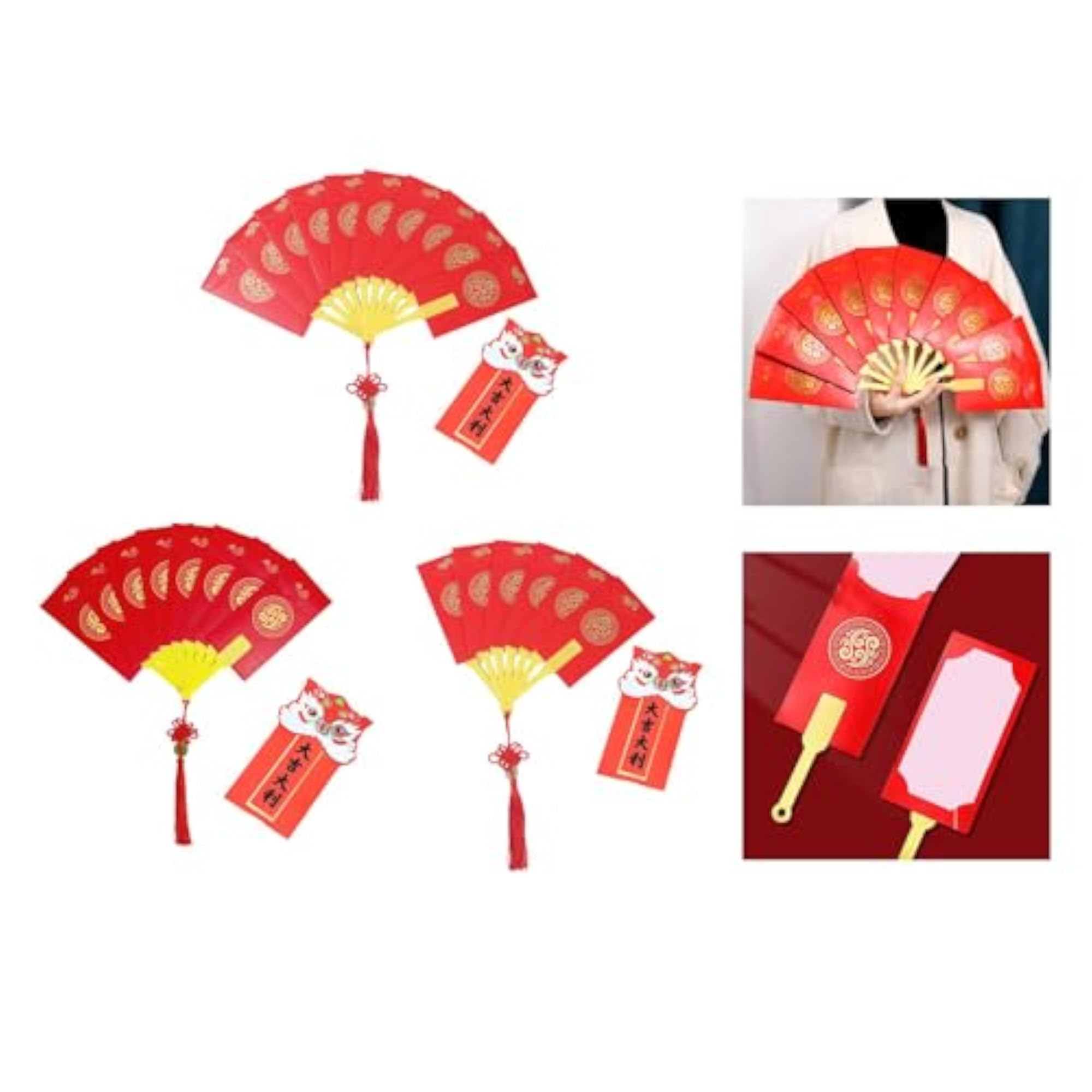 Chinese New Year Red Envelopes Hong Bao for Festivals