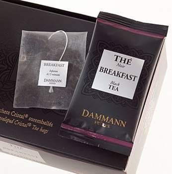 BREAKFAST Tea - 24 wrapped crystal envelopped tea bags